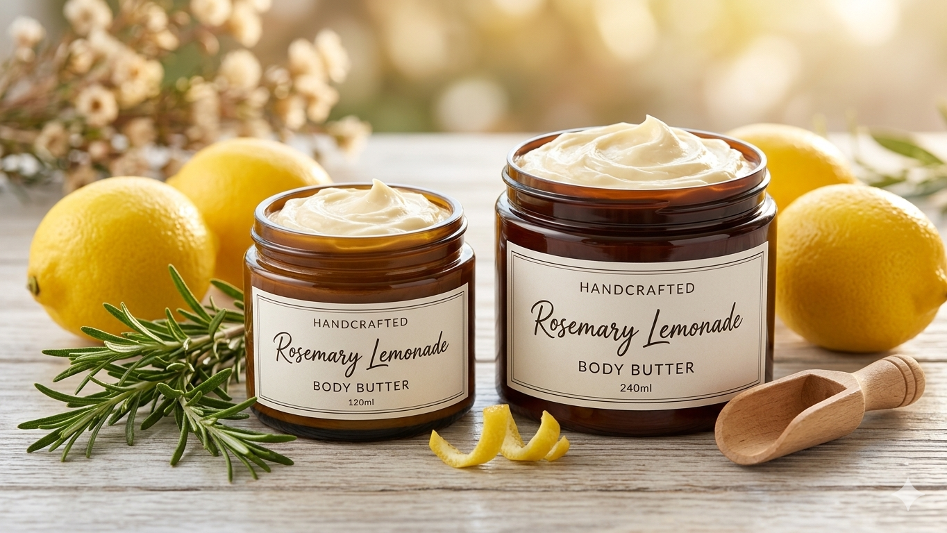 4oz Rosemary's Lemonade - Whipped Hydration for Soft, Glowing Skin