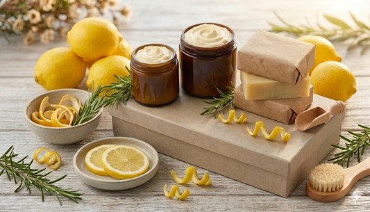 Rosemary's Lemonade Bundle - Herbal Citrus Self Care Bundle for Soft, Glowing Skin